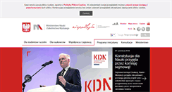 Desktop Screenshot of eng.nauka.gov.pl