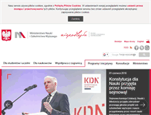 Tablet Screenshot of eng.nauka.gov.pl